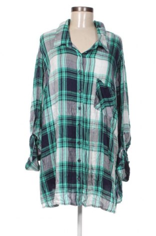 Γυναικείο πουκάμισο Faded Glory, Μέγεθος 3XL, Χρώμα Πολύχρωμο, Τιμή 10,67 €