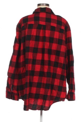 Γυναικείο πουκάμισο Faded Glory, Μέγεθος 3XL, Χρώμα Κόκκινο, Τιμή 15,46 €