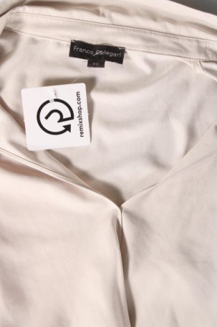 Γυναικείο πουκάμισο Franco Callegari, Μέγεθος XL, Χρώμα  Μπέζ, Τιμή 13,14 €