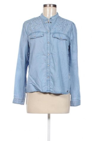 Γυναικείο πουκάμισο Garcia Jeans, Μέγεθος S, Χρώμα Μπλέ, Τιμή 20,75 €