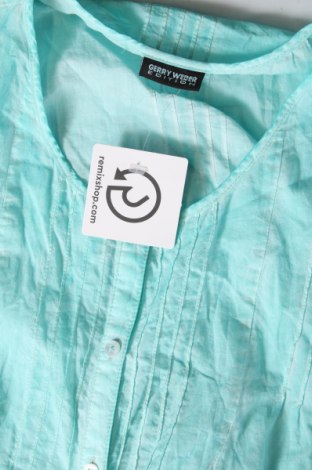 Γυναικείο πουκάμισο Gerry Weber, Μέγεθος L, Χρώμα Μπλέ, Τιμή 21,03 €