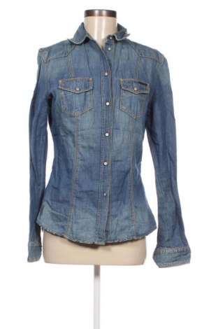 Γυναικείο πουκάμισο Guess, Μέγεθος L, Χρώμα Μπλέ, Τιμή 30,31 €