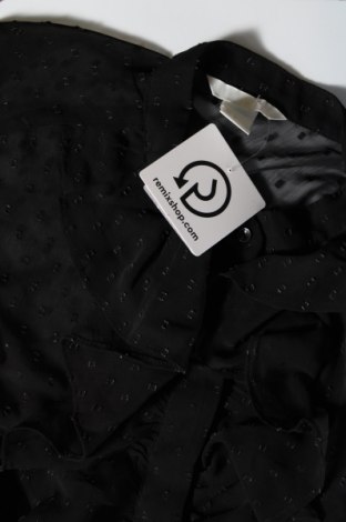 Дамска риза H&M, Размер M, Цвят Черен, Цена 14,25 лв.