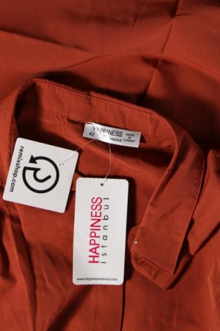 Дамска риза Happiness Istanbul, Размер M, Цвят Оранжев, Цена 12,40 лв.