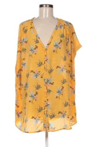 Дамска риза Kiabi, Размер 3XL, Цвят Жълт, Цена 15,75 лв.