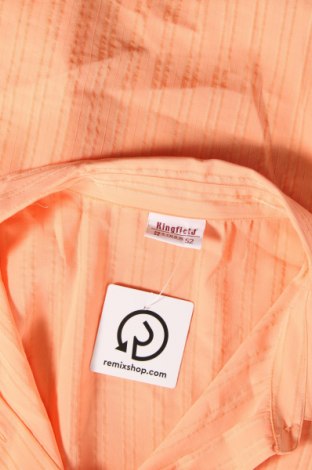 Γυναικείο πουκάμισο Kingfield, Μέγεθος 3XL, Χρώμα Πορτοκαλί, Τιμή 8,19 €
