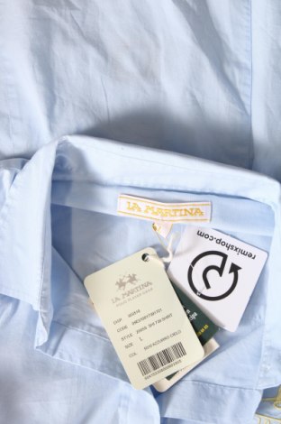 Дамска риза La Martina, Размер L, Цвят Син, Цена 120,00 лв.