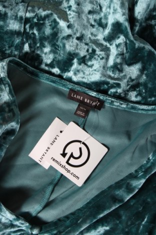 Дамска риза Lane Bryant, Размер 4XL, Цвят Зелен, Цена 29,52 лв.