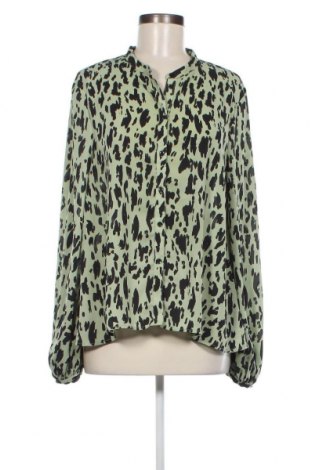 Γυναικείο πουκάμισο Lindex, Μέγεθος M, Χρώμα Πράσινο, Τιμή 3,09 €