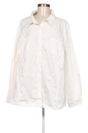 Γυναικείο πουκάμισο Liz&me, Μέγεθος 3XL, Χρώμα Λευκό, Τιμή 15,00 €