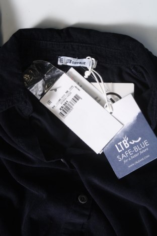 Γυναικείο πουκάμισο Ltb, Μέγεθος XS, Χρώμα Μπλέ, Τιμή 7,79 €