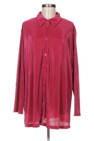 Γυναικείο πουκάμισο M. Collection, Μέγεθος 3XL, Χρώμα Ρόζ , Τιμή 10,05 €