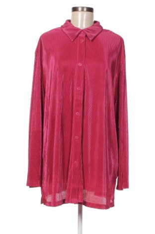 Γυναικείο πουκάμισο M. Collection, Μέγεθος 4XL, Χρώμα Ρόζ , Τιμή 10,98 €