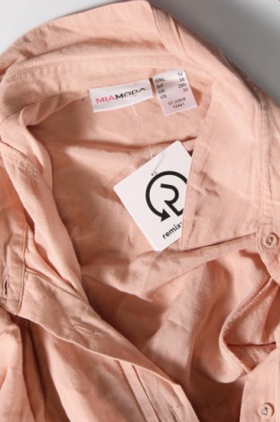 Γυναικείο πουκάμισο Mia Moda, Μέγεθος 3XL, Χρώμα  Μπέζ, Τιμή 13,66 €