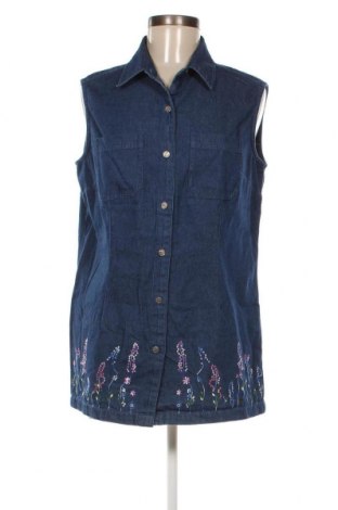 Γυναικείο πουκάμισο Ms Mode, Μέγεθος M, Χρώμα Μπλέ, Τιμή 6,91 €