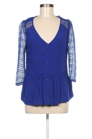 Γυναικείο πουκάμισο Naf Naf, Μέγεθος S, Χρώμα Μπλέ, Τιμή 5,94 €