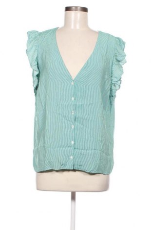 Γυναικείο πουκάμισο Naf Naf, Μέγεθος L, Χρώμα Πράσινο, Τιμή 37,11 €