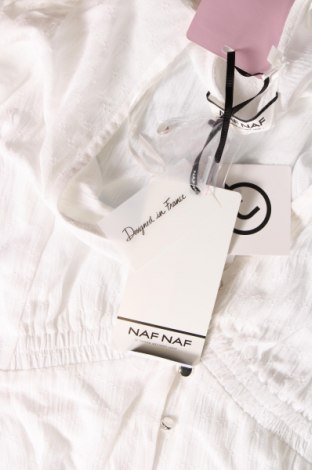 Γυναικείο πουκάμισο Naf Naf, Μέγεθος L, Χρώμα Λευκό, Τιμή 37,11 €
