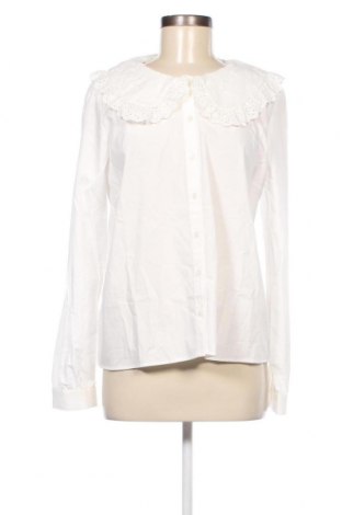 Γυναικείο πουκάμισο Naf Naf, Μέγεθος XL, Χρώμα Λευκό, Τιμή 21,52 €