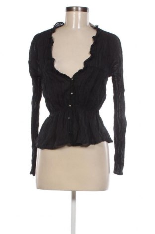 Γυναικείο πουκάμισο Nly Trend, Μέγεθος XS, Χρώμα Μαύρο, Τιμή 3,40 €