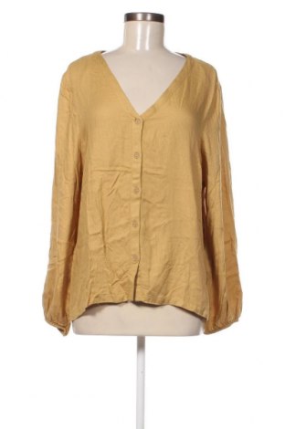 Дамска риза Oysho, Размер L, Цвят Жълт, Цена 41,76 лв.