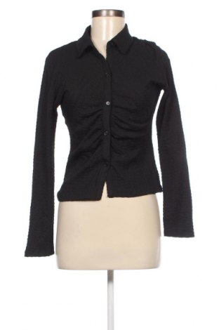 Γυναικείο πουκάμισο Pull&Bear, Μέγεθος L, Χρώμα Μαύρο, Τιμή 7,22 €