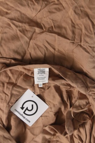 Γυναικείο πουκάμισο Rivers, Μέγεθος XXL, Χρώμα  Μπέζ, Τιμή 15,46 €