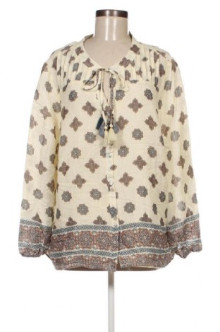 Γυναικείο πουκάμισο Rockmans, Μέγεθος XXL, Χρώμα  Μπέζ, Τιμή 40,98 €