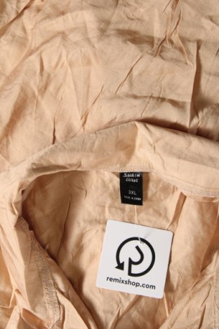 Γυναικείο πουκάμισο SHEIN, Μέγεθος 3XL, Χρώμα Καφέ, Τιμή 3,87 €