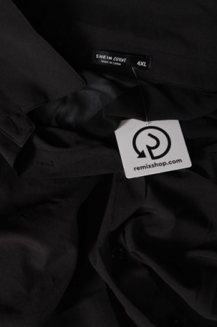 Дамска риза SHEIN, Размер 4XL, Цвят Черен, Цена 15,00 лв.