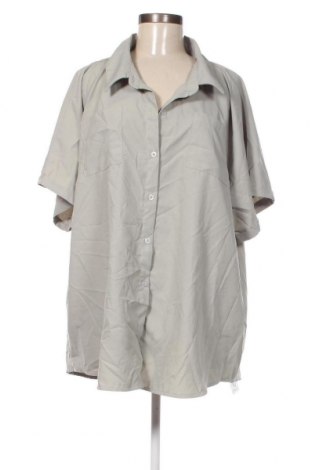 Γυναικείο πουκάμισο SHEIN, Μέγεθος 4XL, Χρώμα Πράσινο, Τιμή 3,71 €