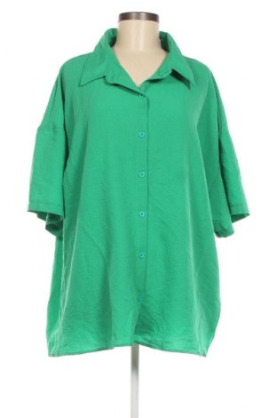 Γυναικείο πουκάμισο SHEIN, Μέγεθος 4XL, Χρώμα Πράσινο, Τιμή 10,20 €