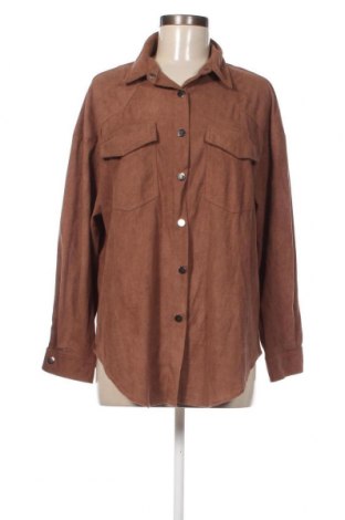 Γυναικείο πουκάμισο SHEIN, Μέγεθος M, Χρώμα  Μπέζ, Τιμή 4,33 €