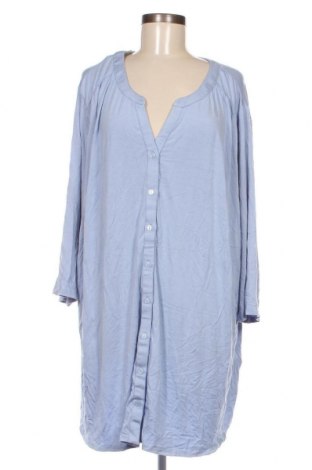 Γυναικείο πουκάμισο Sheego, Μέγεθος 4XL, Χρώμα Μπλέ, Τιμή 34,74 €