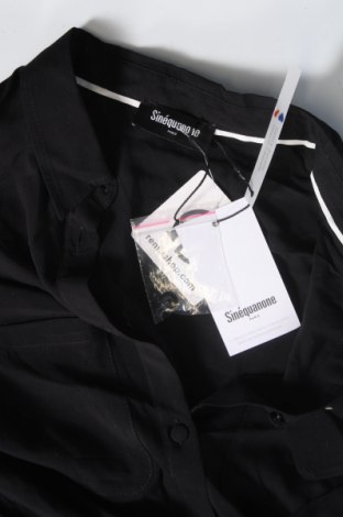 Γυναικείο πουκάμισο Sinequanone, Μέγεθος XS, Χρώμα Μαύρο, Τιμή 7,89 €