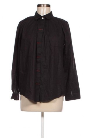 Γυναικείο πουκάμισο SooLinen, Μέγεθος XL, Χρώμα Μαύρο, Τιμή 19,78 €