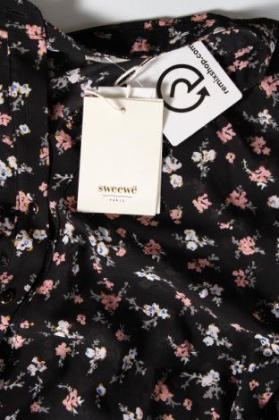 Γυναικείο πουκάμισο Sweewe, Μέγεθος L, Χρώμα Μαύρο, Τιμή 5,36 €