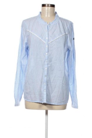 Γυναικείο πουκάμισο Terre De Marins, Μέγεθος XL, Χρώμα Μπλέ, Τιμή 24,12 €