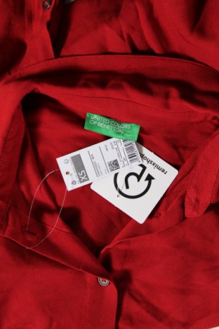 Дамска риза United Colors Of Benetton, Размер XS, Цвят Червен, Цена 21,60 лв.