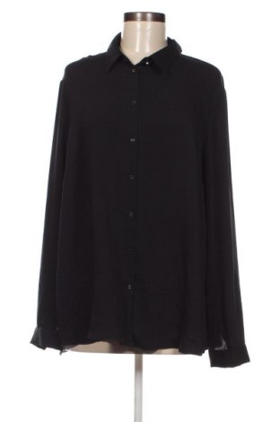 Γυναικείο πουκάμισο Violeta by Mango, Μέγεθος XL, Χρώμα Μαύρο, Τιμή 10,51 €