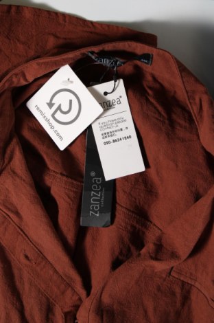 Γυναικείο πουκάμισο Zanzea, Μέγεθος 4XL, Χρώμα Καφέ, Τιμή 24,74 €