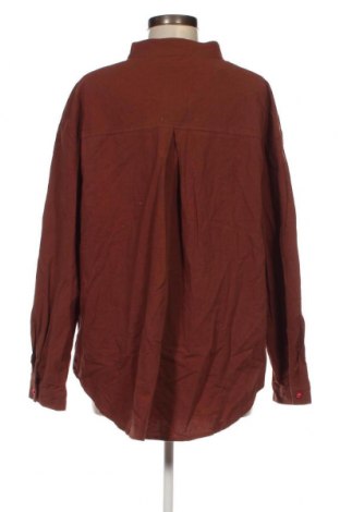 Γυναικείο πουκάμισο Zanzea, Μέγεθος 4XL, Χρώμα Καφέ, Τιμή 24,74 €