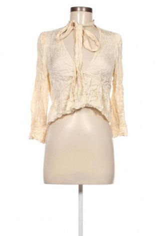 Γυναικείο πουκάμισο Zara, Μέγεθος M, Χρώμα  Μπέζ, Τιμή 5,57 €
