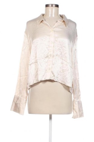 Дамска риза Zara, Размер L, Цвят Екрю, Цена 11,99 лв.
