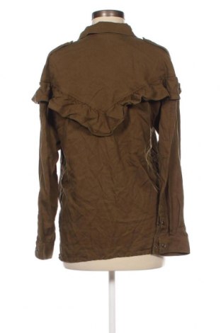 Дамска риза Zara Trafaluc, Размер M, Цвят Зелен, Цена 5,00 лв.