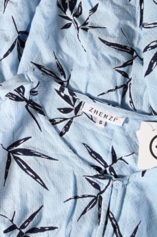 Γυναικείο πουκάμισο Zhenzi, Μέγεθος S, Χρώμα Μπλέ, Τιμή 2,63 €