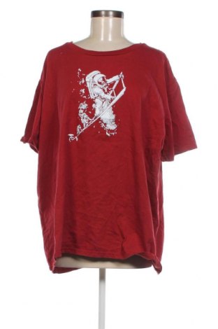 Дамска тениска, Размер 3XL, Цвят Червен, Цена 13,00 лв.