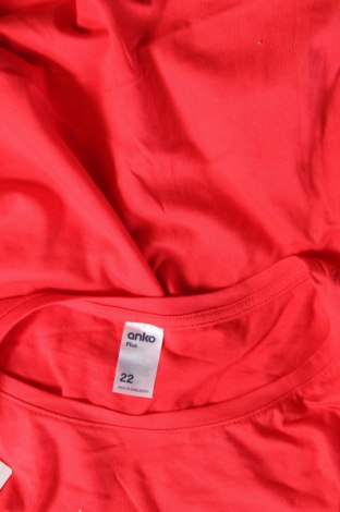 Γυναικείο t-shirt Anko, Μέγεθος XXL, Χρώμα Κόκκινο, Τιμή 7,40 €