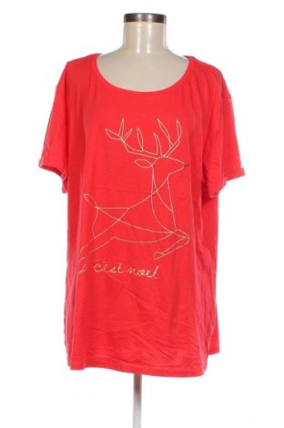 Γυναικείο t-shirt Anko, Μέγεθος XXL, Χρώμα Κόκκινο, Τιμή 7,80 €