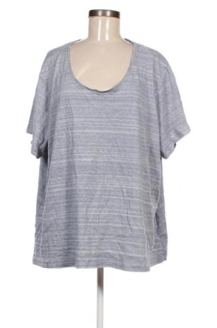 Damen T-Shirt Basic Editions, Größe 4XL, Farbe Blau, Preis € 7,96